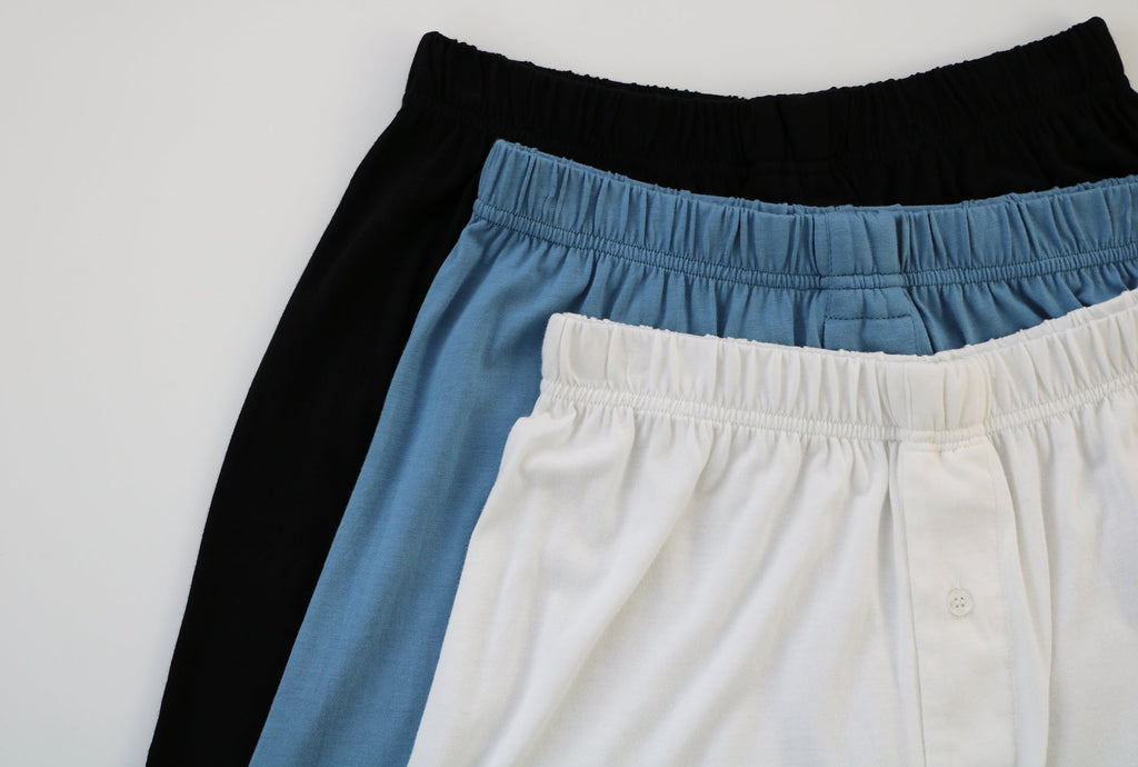Men's Bamboo Viscose Boxers - 3-Pack Mixed Colors